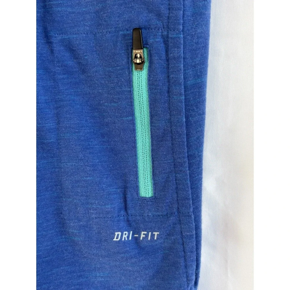 Nike Dri-FIT Men's Blue V-Neck Short Sleeve Moisture Wicking Running Tee S